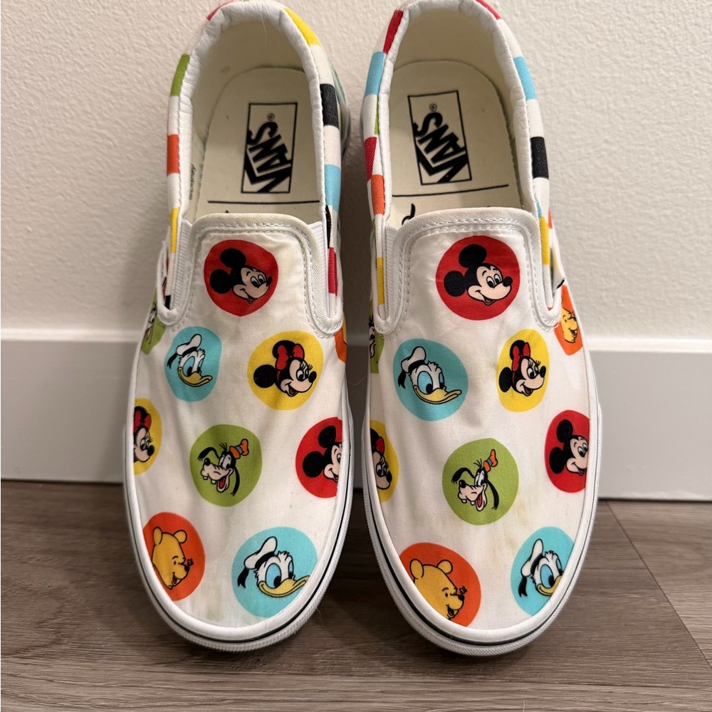 Walt Disney World 50th Anniversary Vans Slip Ons - Picture 5 of 10